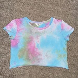 Amaryllis Pastel Tie-Dye T-Shirt